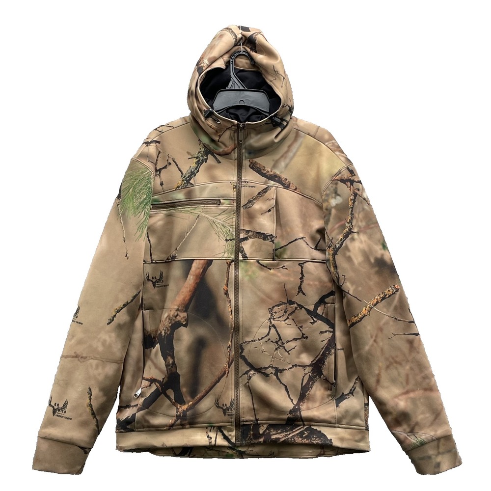 Go Wild Hunting Jacket Mens Large Hidden Timbre Camo Streetwear Outdoor Workwear